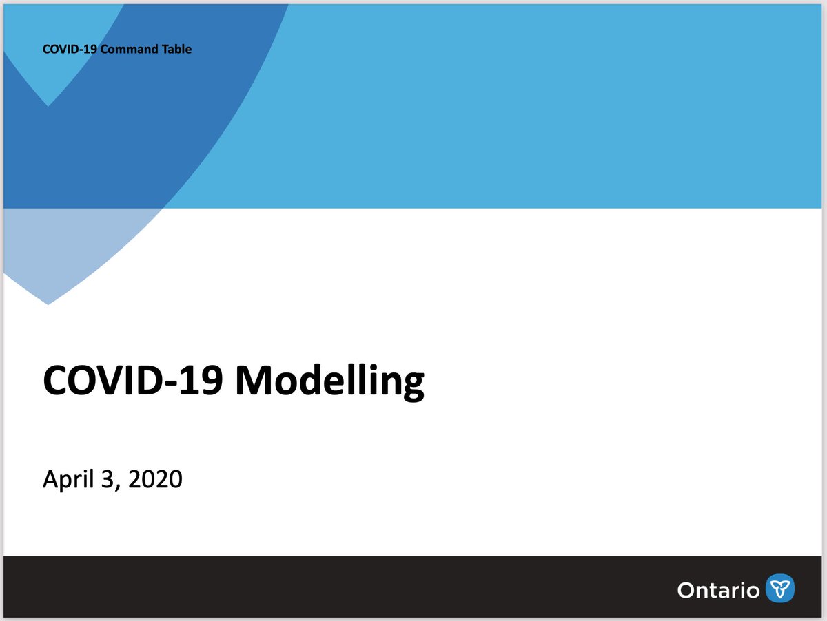 4/ The earliest model (Apr 3) predicted 80,000 cases “w/ the current scenario” at that time, by April 30th; but we only had 16,187. It can be argued that we weren’t testing enough back then. So here’s another example: #COVID19  #Canada  #Ontario  #cdnpoli  #onpoli  #lockdown