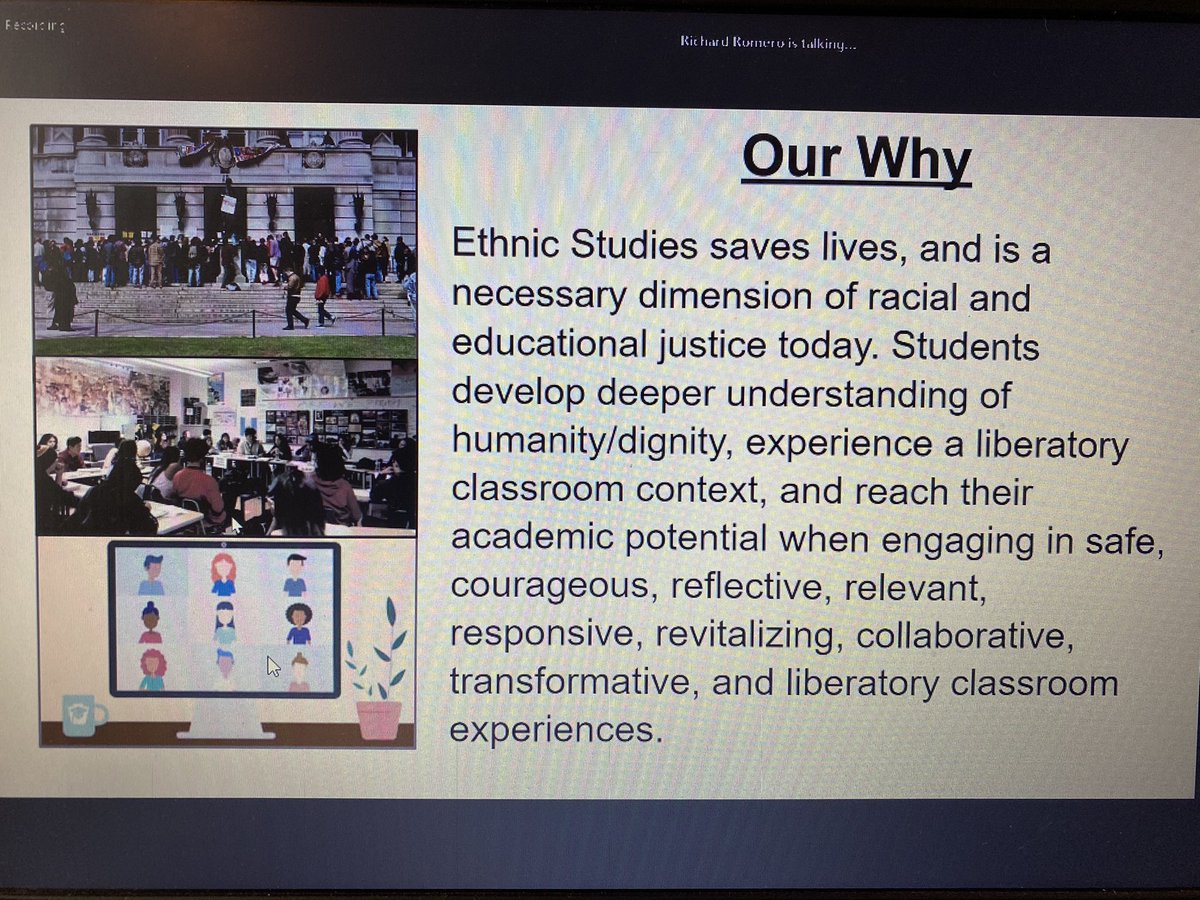 “Ethnic Studies saves lives” <- this. @OCDEhistory Ethnic Studies Scholar Series is filling my mind and heart with resolve. #ethnicstudiesnow #StudentsDeserveBetter