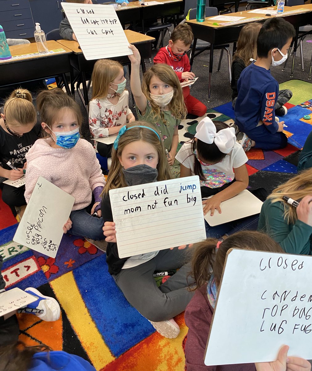 keesheri1's tweet photo. Lead4ward 7 Little Words to summarize and practice open and closed syllable words.  @Crestview2     #CVRelentless https://t.co/n3T8NsyYaq