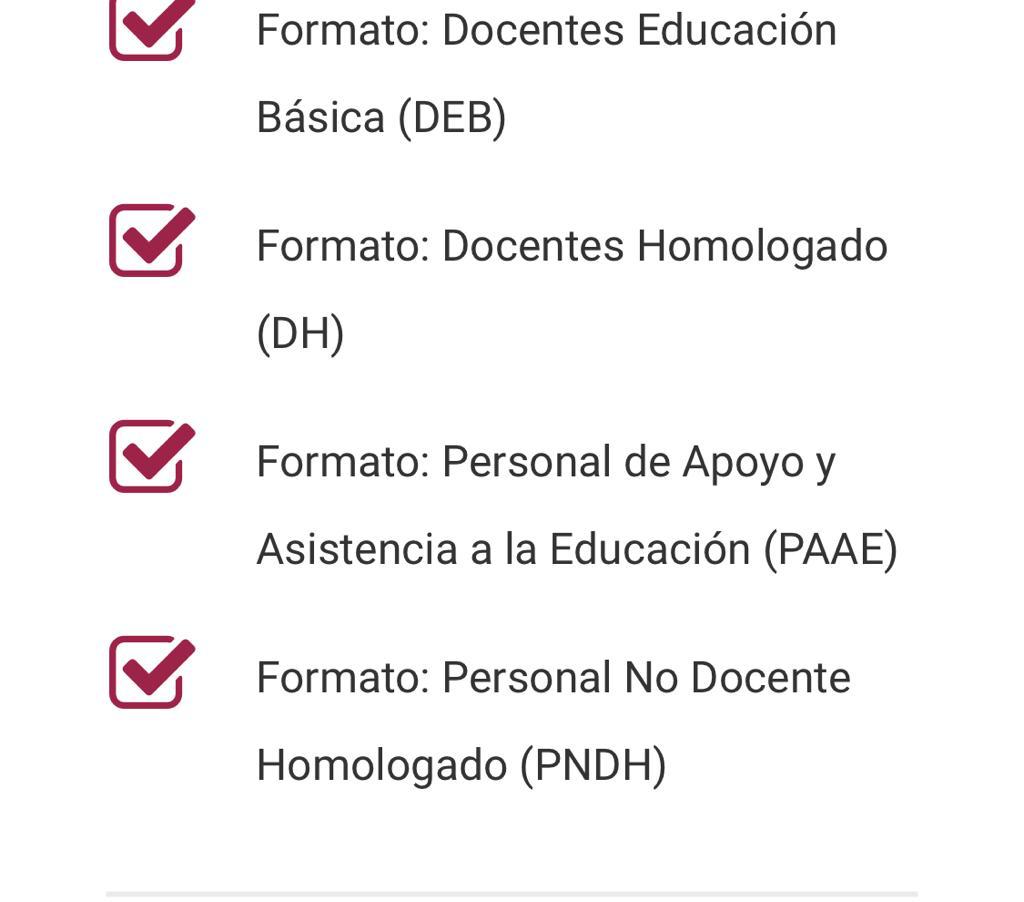 SlabaseSNTE39's tweet photo. #somoslabasesnte39 @SnteNacional @lopezobrador_
@salas_cepeda
Son 4 formatos por el momento, seguimos en espera de una consulta para JUBILADOS https://t.co/otY0KGtfCZ