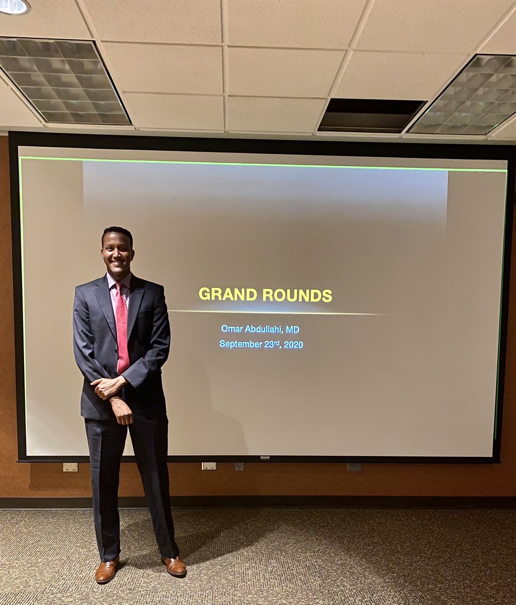 Congratulations Dr. Omar Abdullahi, PGY-3 on receiving @umnmedschool @ghhsumn award for #Humanism and Excellence in #Teaching! He’s a great teacher, leader and compassionate physician. What a well-deserved award! 🙌🏼 #abbottlove #goldhumanismhonorsociety #MedEd #MedTwitter