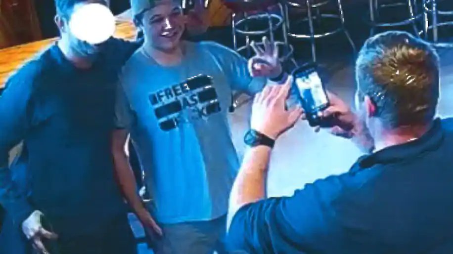 "The photo taken of Angelo when he was only 20-years-old [sic] was not given the correct context," claims the NPA.So it was taken only 3-4 years ago, when he was already involved in the Free Speech Club? And what is the correct context for his fascist hat and gang sign? 7/11