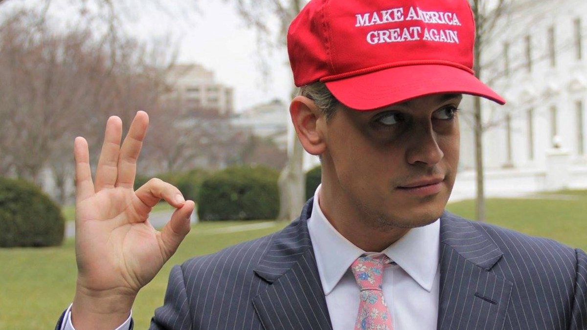 "The photo taken of Angelo when he was only 20-years-old [sic] was not given the correct context," claims the NPA.So it was taken only 3-4 years ago, when he was already involved in the Free Speech Club? And what is the correct context for his fascist hat and gang sign? 7/11