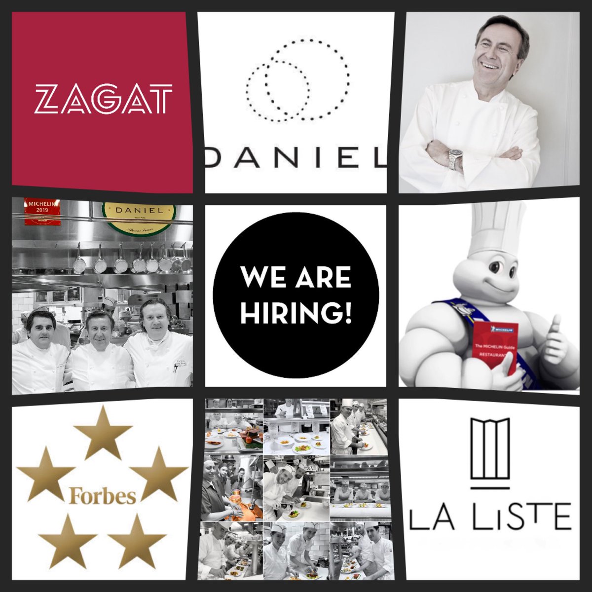 Better days are Ahead and opportunities are rising to join our Daniel Family Team. <a href="/DanielBoulud/">Daniel Boulud</a> <a href="/DanielNY/">DANIEL</a> <a href="/EddyEleroux/">Eddy Leroux</a>