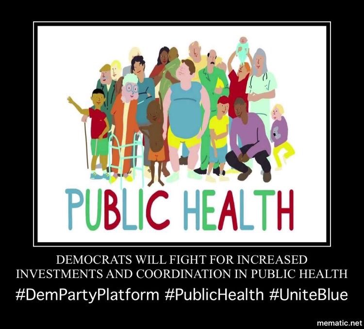 This is the  #DemPartyPlatform for 2020. This part is called:  Mobilizing the World to Address Transnational ChallengesGlobal Health and PandemicsOnly one party understands the urgency of strengthening the global public health system. 1/12