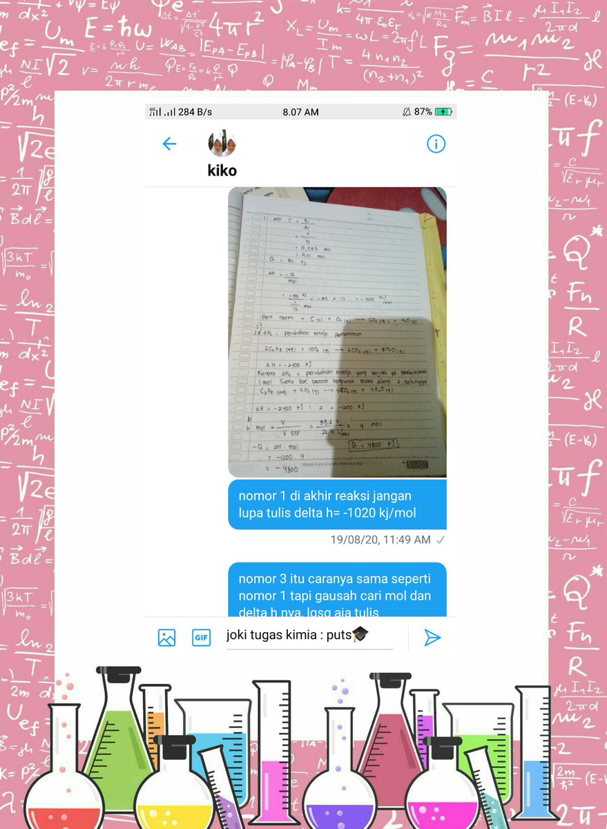abcdefiahh's tweet photo. beberapa testi joki tugas kimia dan ulangan #testifiah ✨ https://t.co/9MZsEP0DRx