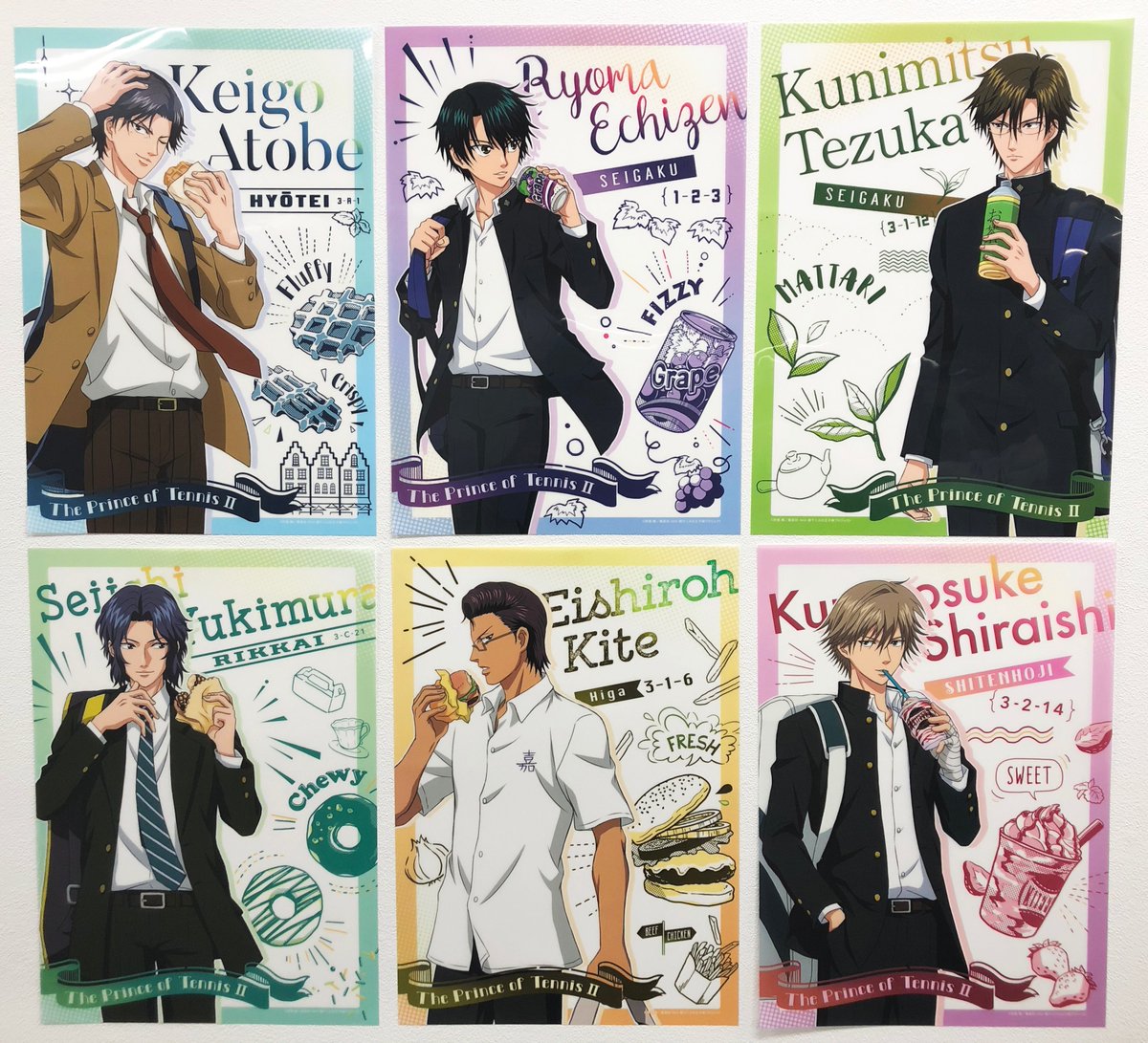 アニメ『新テニスの王子様』商品情報♪ 描き下ろしイラストのアクリル