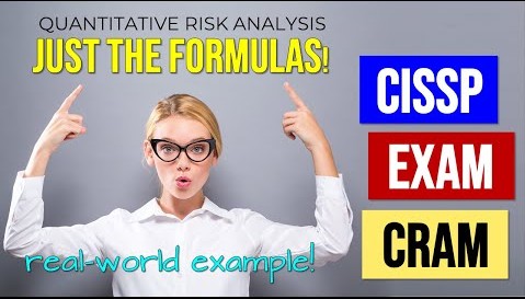 For #CISSP candidates, here's a video that delivers a unique hands-on demo of the risk analysis formulas you need to pass the exam! youtu.be/ttOKJYOedNo #cissp #infosec #certification