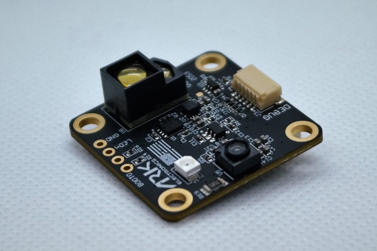 alexklimaj's tweet photo. ARK Flow is available for pre-order! It is a UAVCAN node that runs @PX4Autopilot on a 3cm x 3cm PCB that includes an optical flow sensor, 30m distance sensor, and IMU.
https://t.co/u0SdeCQidW
#px4 #drones #opensource #opticalflow #canbus #uavcan #Robotics https://t.co/ZDEGgtnRrR