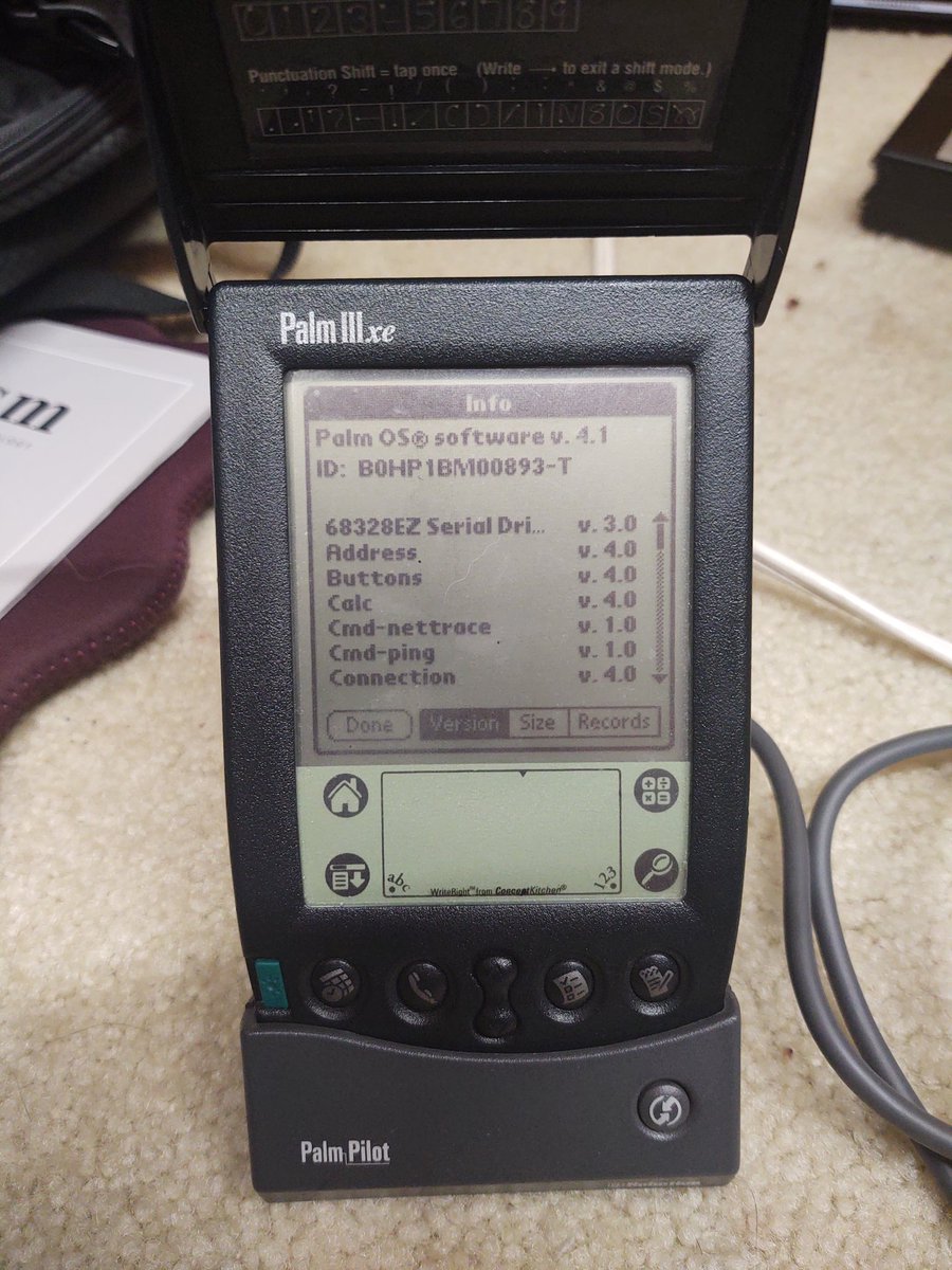 H95lx's tweet photo. I upgraded my #palmos #palm #pilot #palmpilot #pro to #OS353 and my #palm #iiixe to #OS41!! Happy #pda #week. My #pdacats are happy. https://t.co/2lqRQDM3tp