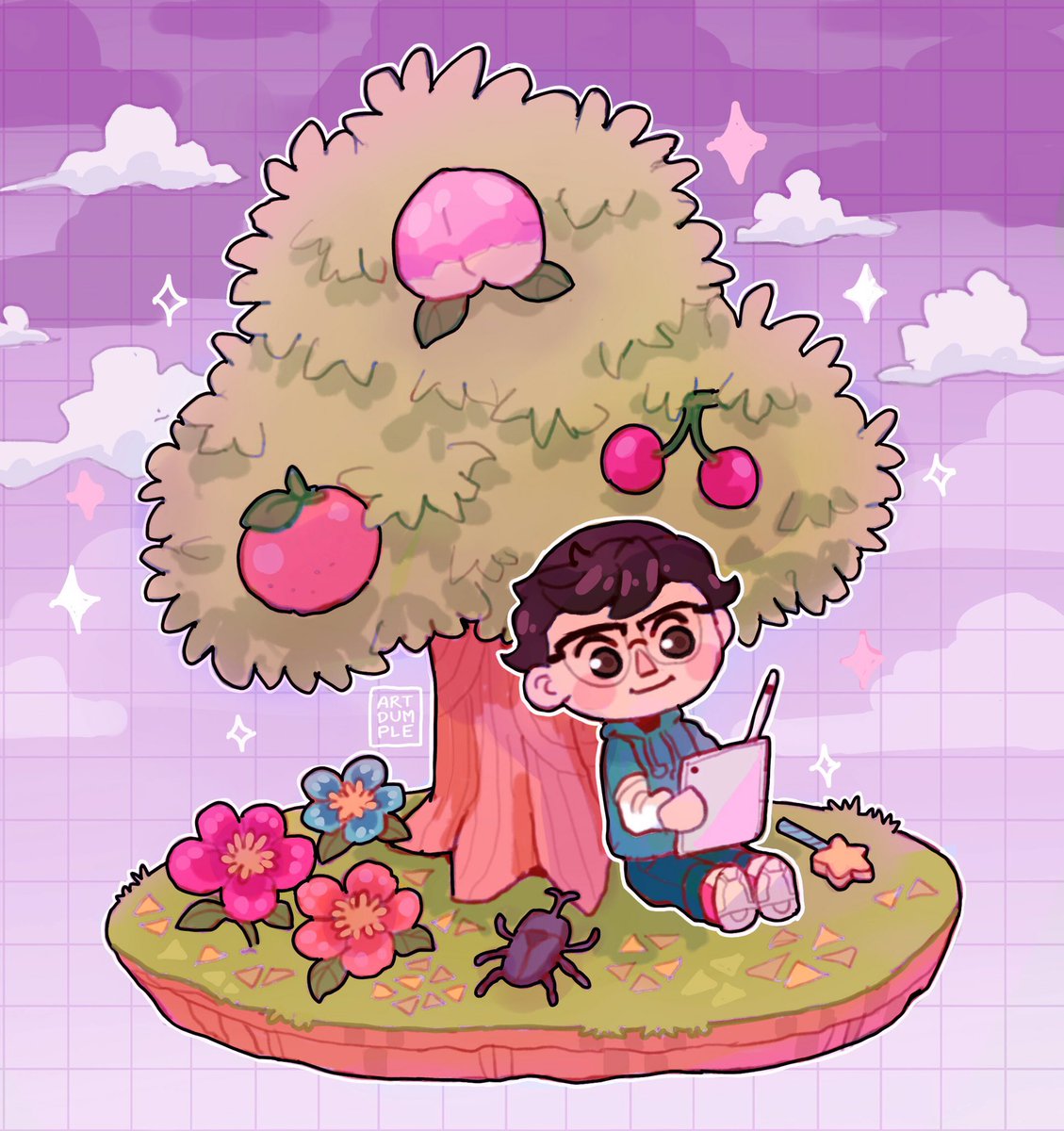 artdumple's tweet photo. late #ArtistOfMalaysia but anyway i’m adam, a graphic designer that likes to draw stuff like these sometimes uwu ✨ https://t.co/mgKQYrOQXk