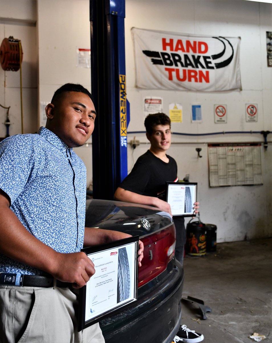 ConcernAust's tweet image. We’re thrilled that we can now host proper #HandBrakeTurn graduations! Today's graduates were some of the first #youngpeople to enter our workshops and classrooms after Victoria’s lockdown ended. Find out more about Hand Brake Turn: tinyurl.com/yyq8b6bh #education #automotive