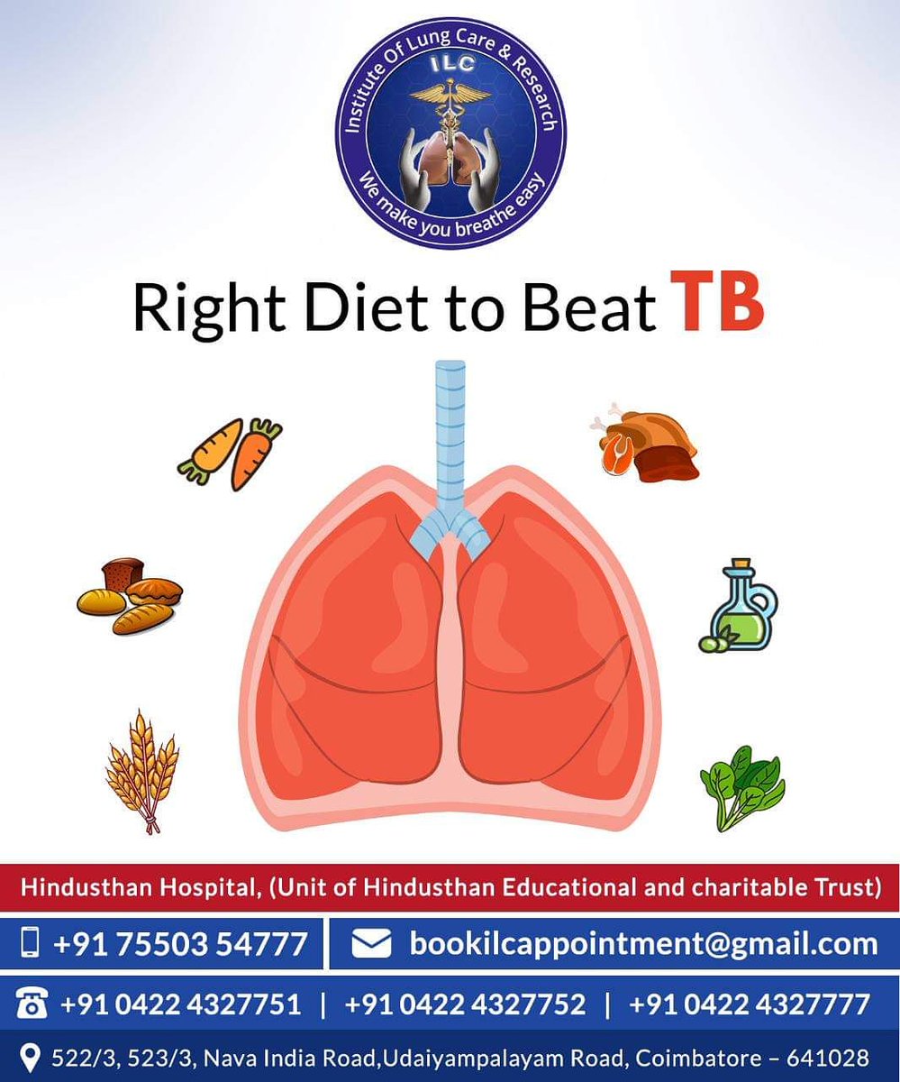 For further guidance from our Pulmonologists about what to do and what not to do when it comes to TB, reach out to us at +91 75503 54777 today.
#tuberculosis #tb #healthcare #highprotien #highprotiendiet #antioxidants #healthyfood #pulmonologists #instituteoflungcare https://t.co/oJLEgdwXZx