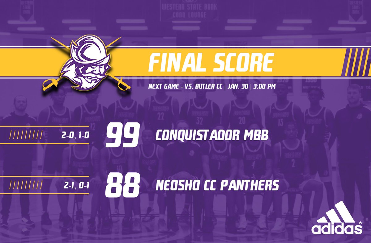 Dodge City CC Conquistadors (@goconqs) on Twitter photo Dhieu Deing led all <a href="/GoConqsMBB/">Dodge City Menās Basketball</a> scorers with 33 pts (7-10 3pt FG) and 7 reb
Other Key Contributors:
Walyn Napper - 19 pts, 8 ast, 6 reb
DJ Warren - 14 pts, 6 reb
Mike Marsh - 11 pts, 5 reb
#GoConqs // #BurnTheBoats Dhieu Deing led all <a href="/GoConqsMBB/">Dodge City Menās Basketball</a> scorers with 33 pts (7-10 3pt FG) and 7 reb
Other Key Contributors:
Walyn Napper - 19 pts, 8 ast, 6 reb
DJ Warren - 14 pts, 6 reb
Mike Marsh - 11 pts, 5 reb
#GoConqs // #BurnTheBoats