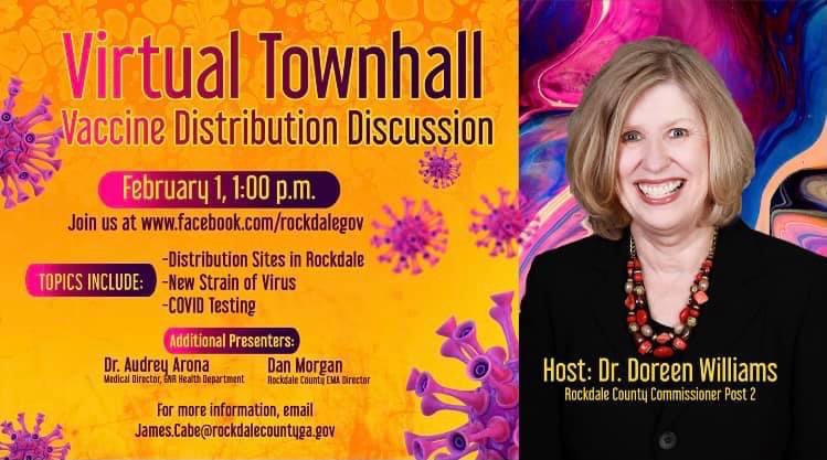 COVID: Vaccines, testing, New strains. Join the Discussion Monday, February 1 at 1:00 pm. Guest Speakers: Dr. Arona, GNR Health Dept.; Dan Morgan, EMA Director