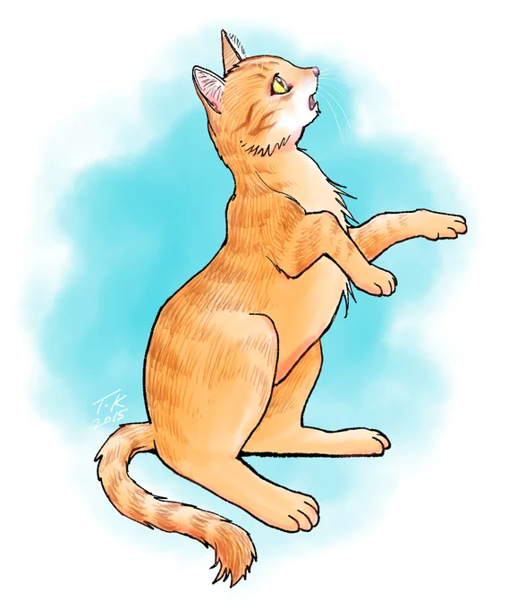 古い猫絵詰め合わせ⑤ #猫 