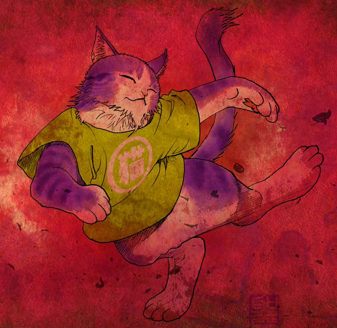 古い猫絵詰め合わせ⑤ #猫 