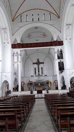 Back to Georgetown for our next site. We're going to the Immaculate Conception Cathedral. It's the leading Roman Catholic church in Guyana and was built in the 1920's. The marble alter was a gift from Pope Pius XI and was erected in the cathedral in 1930.