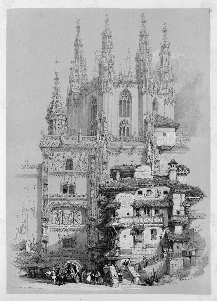 There is something so delicious about how David Roberts rendered architecture. It's... soft somehow? It gives it life and character and an inviting quality. 