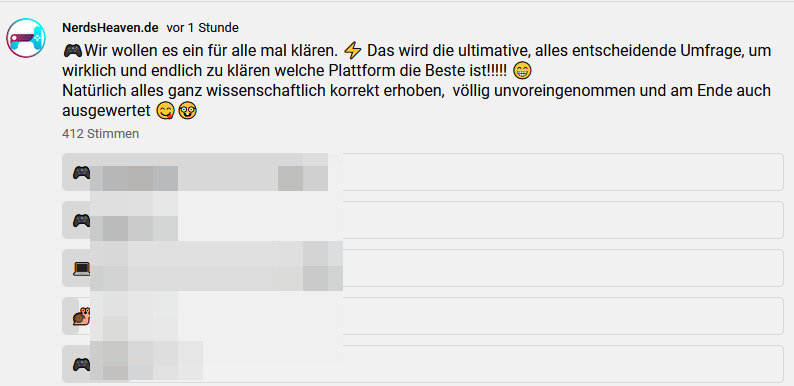 Endlich klären wir die Frage die allen keine Ruhe gibt! 😂
youtube.com/post/UgyKLqqt7…