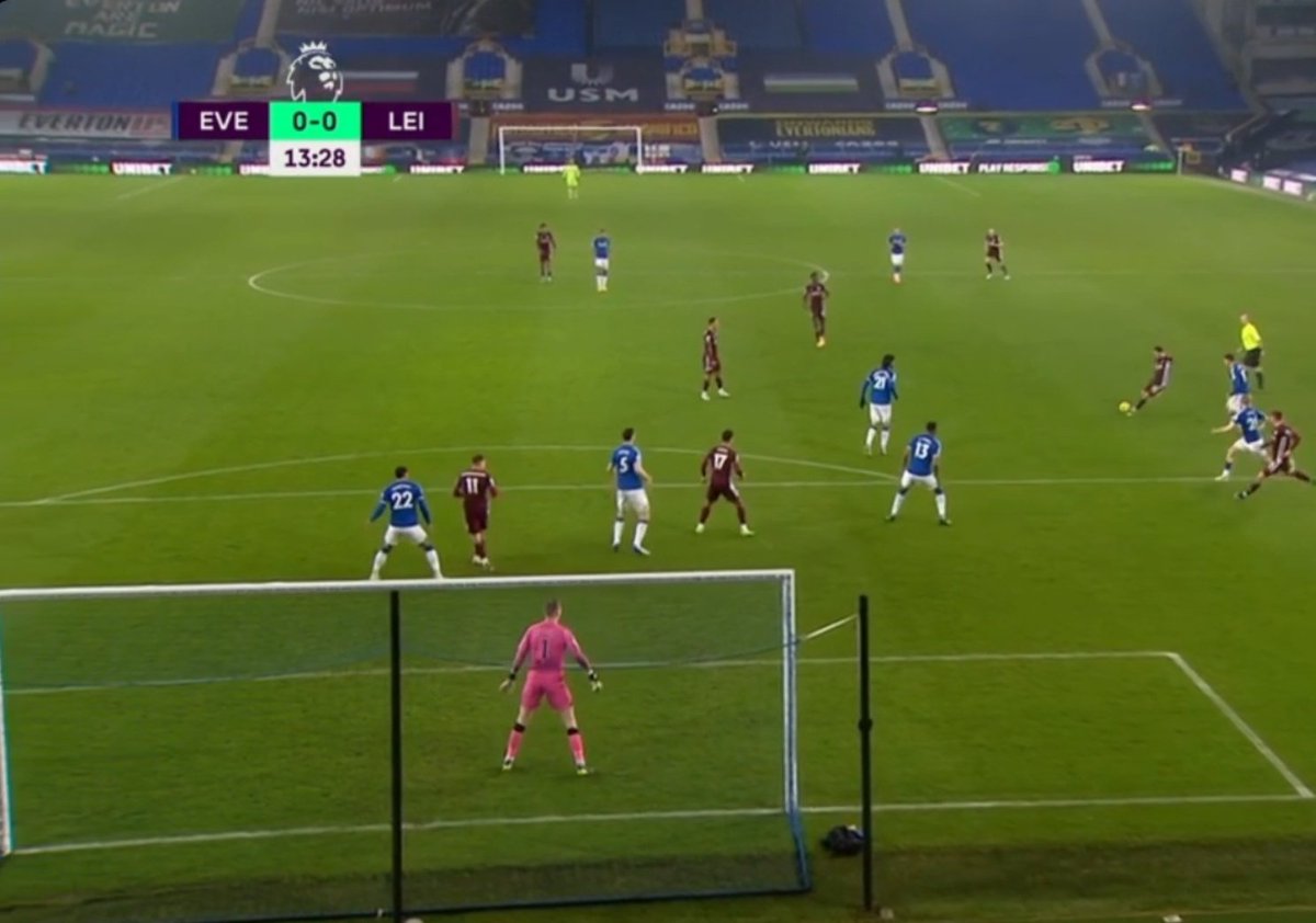 MADDISON although quiter than Barnes madders had his moments Image 1 maddison shot from outside the box, just over the bar but wasn't far from going top right corner Image 2 maddison second dangerous freekick of the game both hit the wall which is unlike him