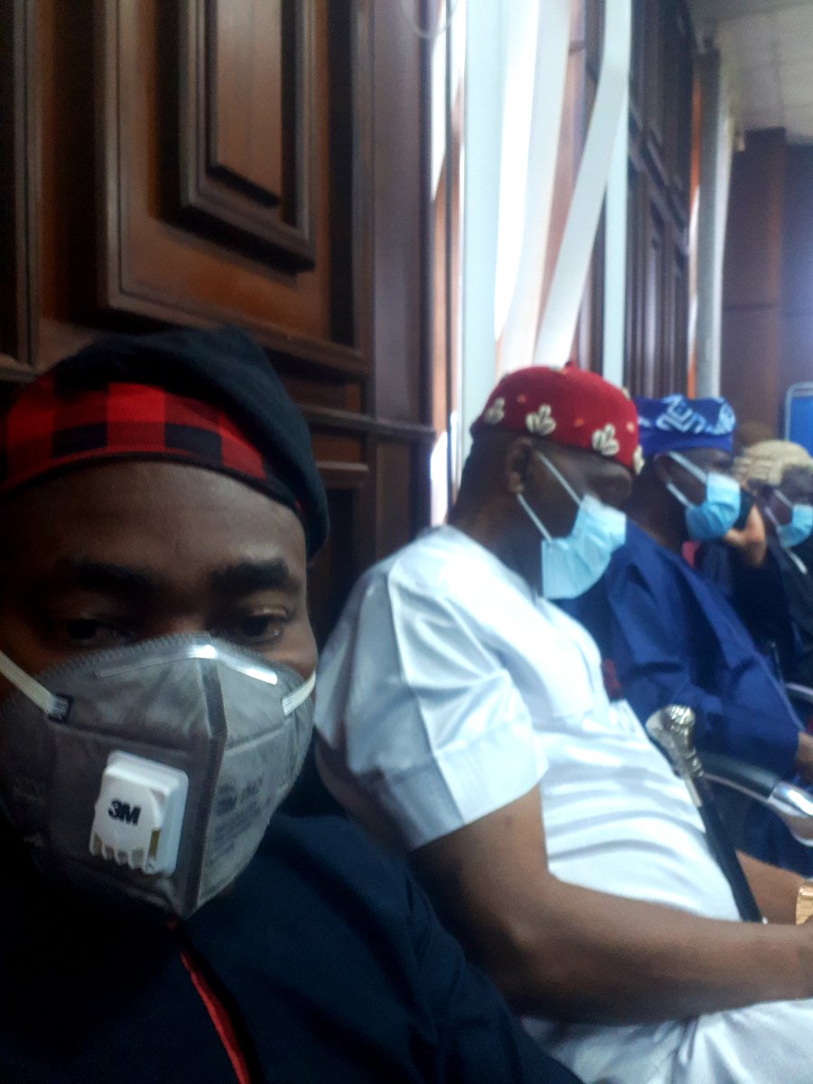 At the Federal High Court, Abuja in the suit against the Federal Government by the Middle Belt Forum, Ohaneza Ndigbo, Afenifere and Pandef. #ForNigeria