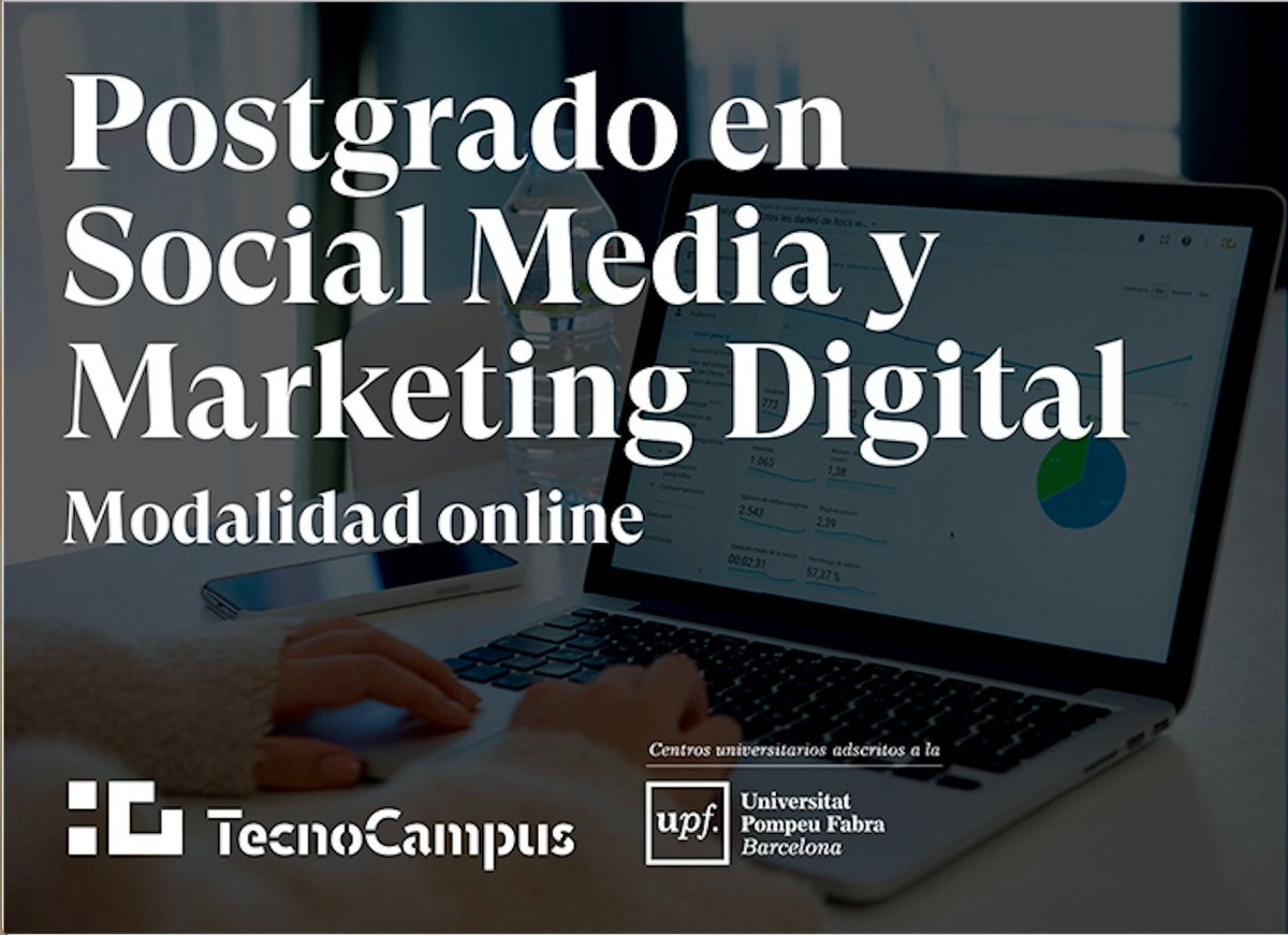 Falta poco para que empiece (2 de febrero), pero ¡aún estás a tiempo de matricularte en el mejor PG de #SocialMedia y #MarketingDigital! 

+ Info bit.ly/2zI1B8C

Impartido por grandes profesionales 👉 <a href="/SeniorManager/">Pedro Rojas</a>, <a href="/emaytecom/">Mayte Serna</a>, <a href="/mandomando/">Mando Liussi 🇪🇺</a>, <a href="/vpeinadobcn/">Vanessa Peinado</a>, <a href="/copyPeinador/">Elena Peinador</a>