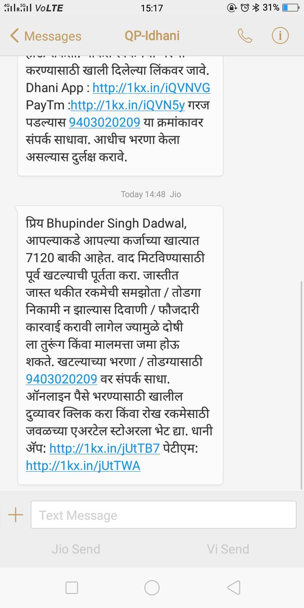<a href="/narendramodi/">Narendra Modi</a> <a href="/nsitharamanoffc/">Nirmala Sitharaman Office</a> <a href="/AmitShah/">Amit Shah</a> <a href="/PMOIndia/">PMO India</a> <a href="/FinMinIndia/">Ministry of Finance</a> <a href="/RBI/">ReserveBankOfIndia</a> <a href="/DasShaktikanta/">Shaktikanta Das</a> @dhanicares Dhani threatening borrowers for cases &amp; attaching property putting in jail even after Supreme Court order, will RBI take action against Dhani ? Or middle class should commit suicide