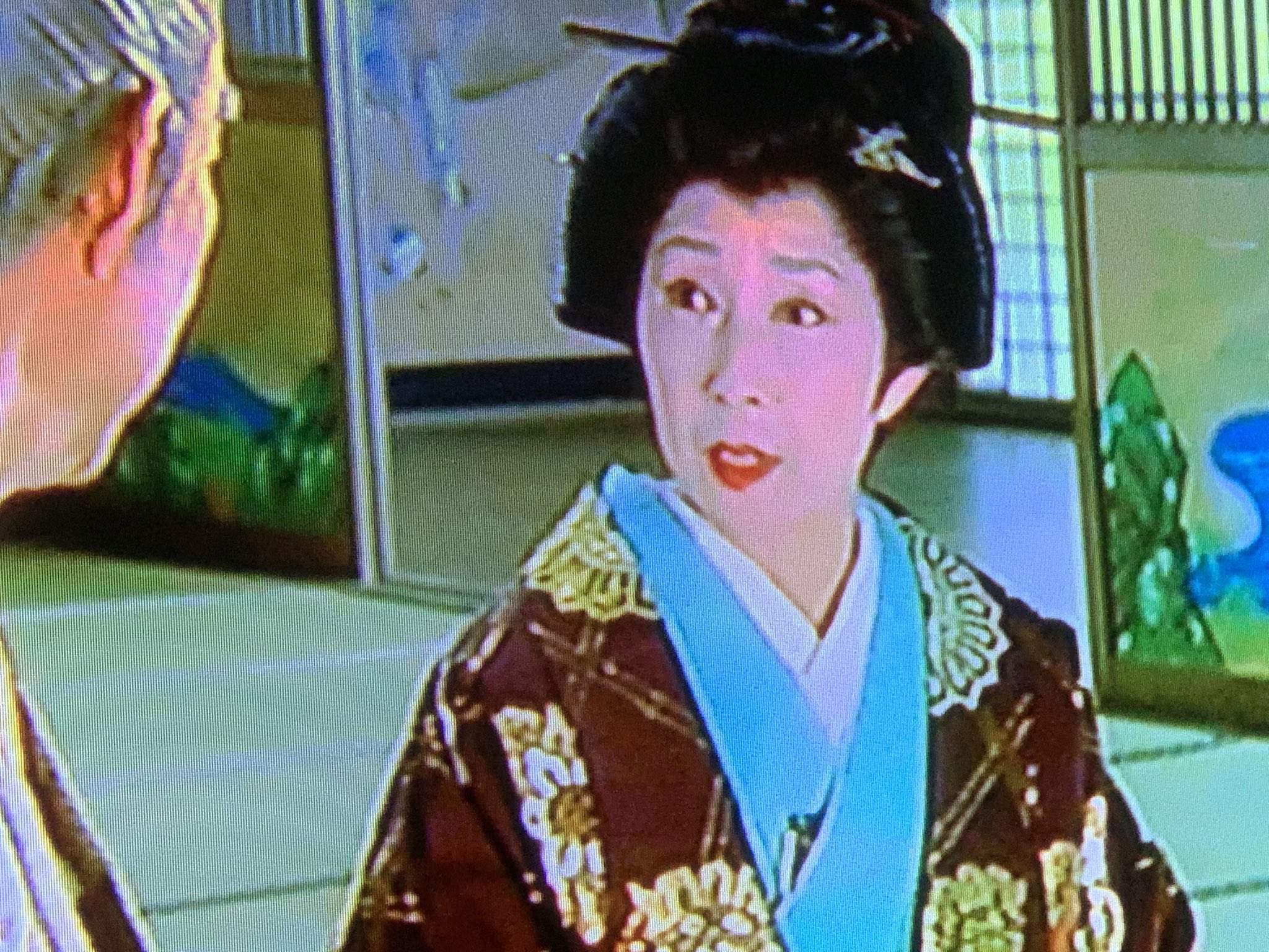 Marguerite 今日の上様も素敵だった 暴れん坊将軍を見る楽しみの一つは 出演者の方々の衣装 中村あずささんが演じる鶴姫 のお着物はいつも可愛らしい 合わせる帯や簪も全部女性らしくて好き 月島の大柄の着物も素敵 最後鶴姫に押し倒される上様見て