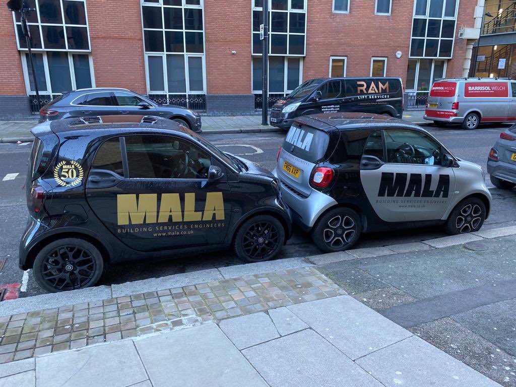 2021 is MALA Engineering’s 50th year as a business . Exceptional Achievement!! Our first Action was to brand our pool cars ! One of many exploits in our Half Century year!