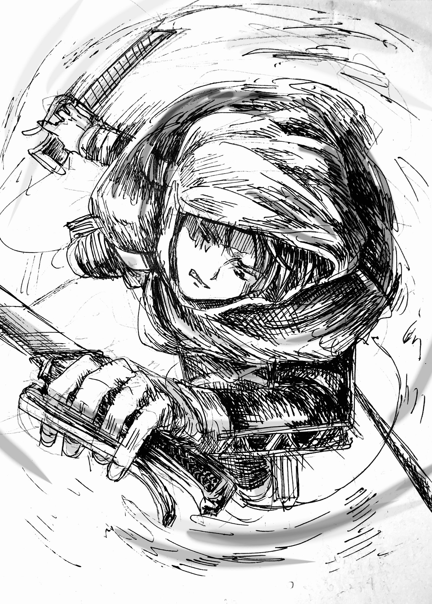 わきすい 進撃の巨人 Attackontitan イラスト 荒削りですがエレン リヴァイ ミカサ アルミンを描きました T Co Zbzdyiemxm Twitter