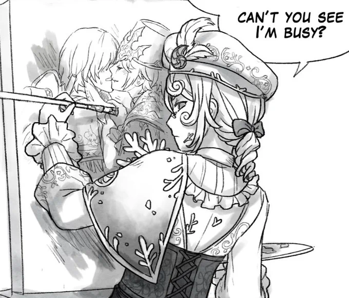 accidentally(?) made him a ?⏳ shipper in my fanarts tho ?? 