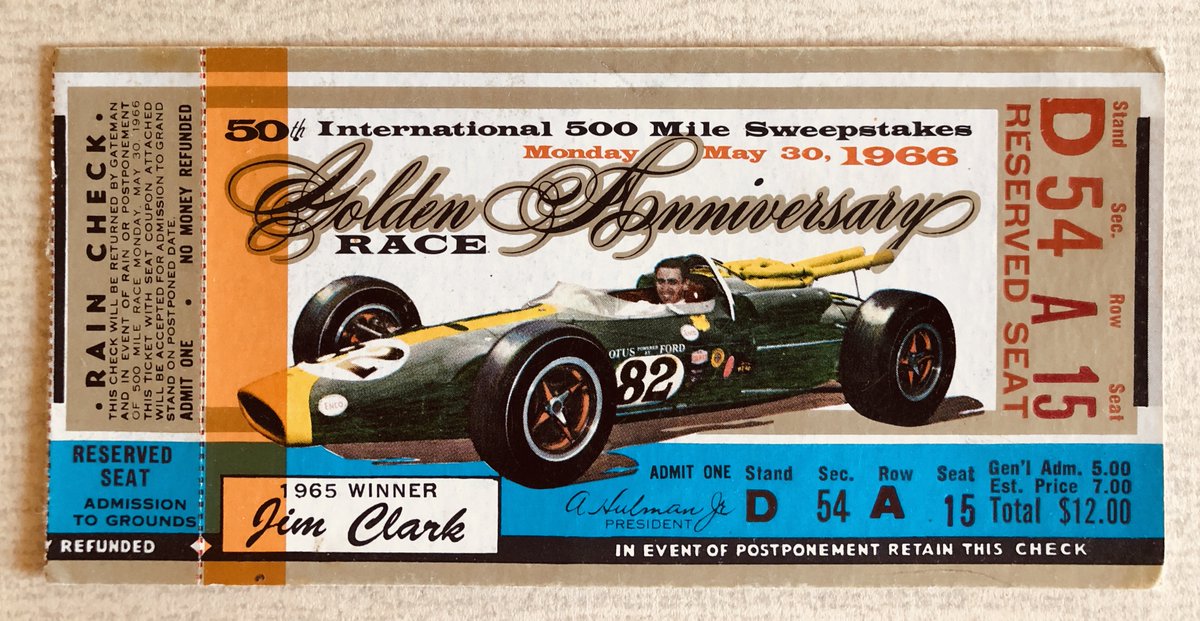 mjbyers333's tweet image. Just curious. 🧐 Is that your ticket? 🤔My 10th #Indy500 #IMSWantsToKnow 🏁