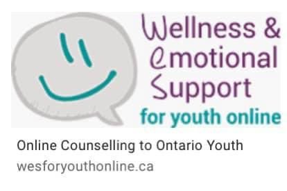 InTouchForSH44's tweet photo. Thank you to @wesforyouth37 who provides free, safe, secure and confidential online counselling to youth.  https://t.co/QZeMaJnIxU is their website if you want to check it out #BellLetsTalk #ItIsOkToTalkAboutIt https://t.co/fa2XO3XmBa