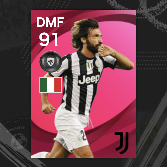 ボランチ ウイイレアプリ攻略サイト V Twitter 新im アンドレア ピルロ比較 Imは補正なし状態