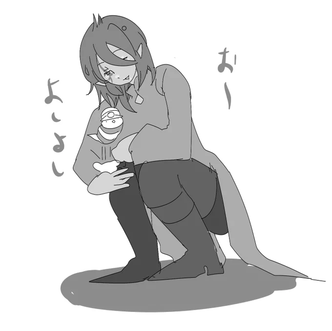 長い絵‥‥ムズカシイネ‥‥(同じモデルです) 