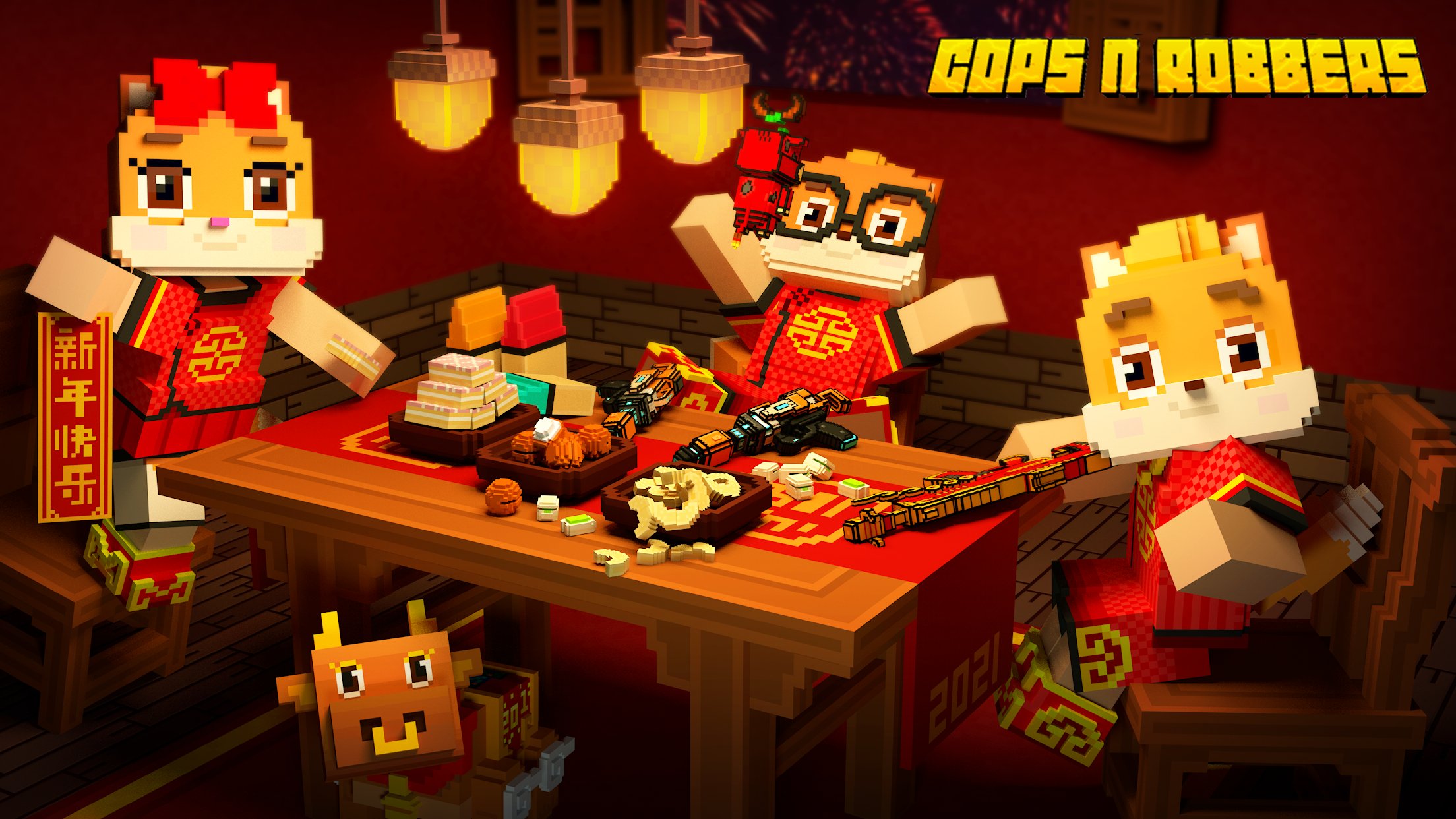 Cops N Robbers Fps Spring Festival 21 Will Be Online New Mode Squirrel Battle Fight With Your Teammates And Win Nuts Wait 1 3 Days Then Upate To Latest Game Version