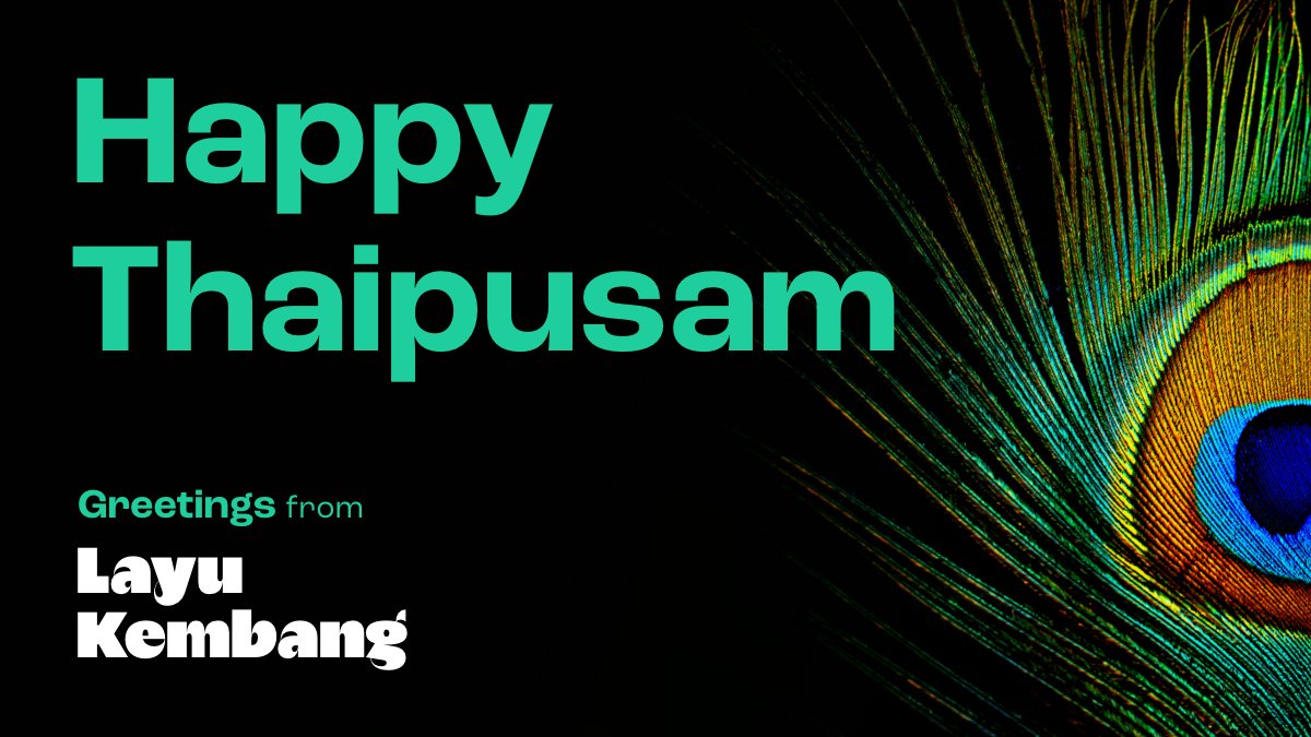 LayuKembang1's tweet photo. Wishing all who are celebrating a safe, warm and blessed Thaipusam. 🙏🏼 #layukembang #thaipusam https://t.co/SwChZdlYJa