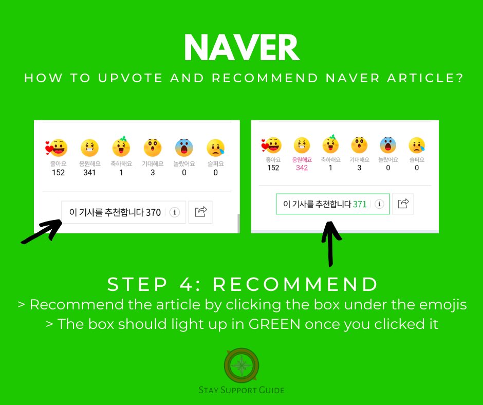 » How to UPVOTE and RECOMMEND Naver articles  @Stray_Kids