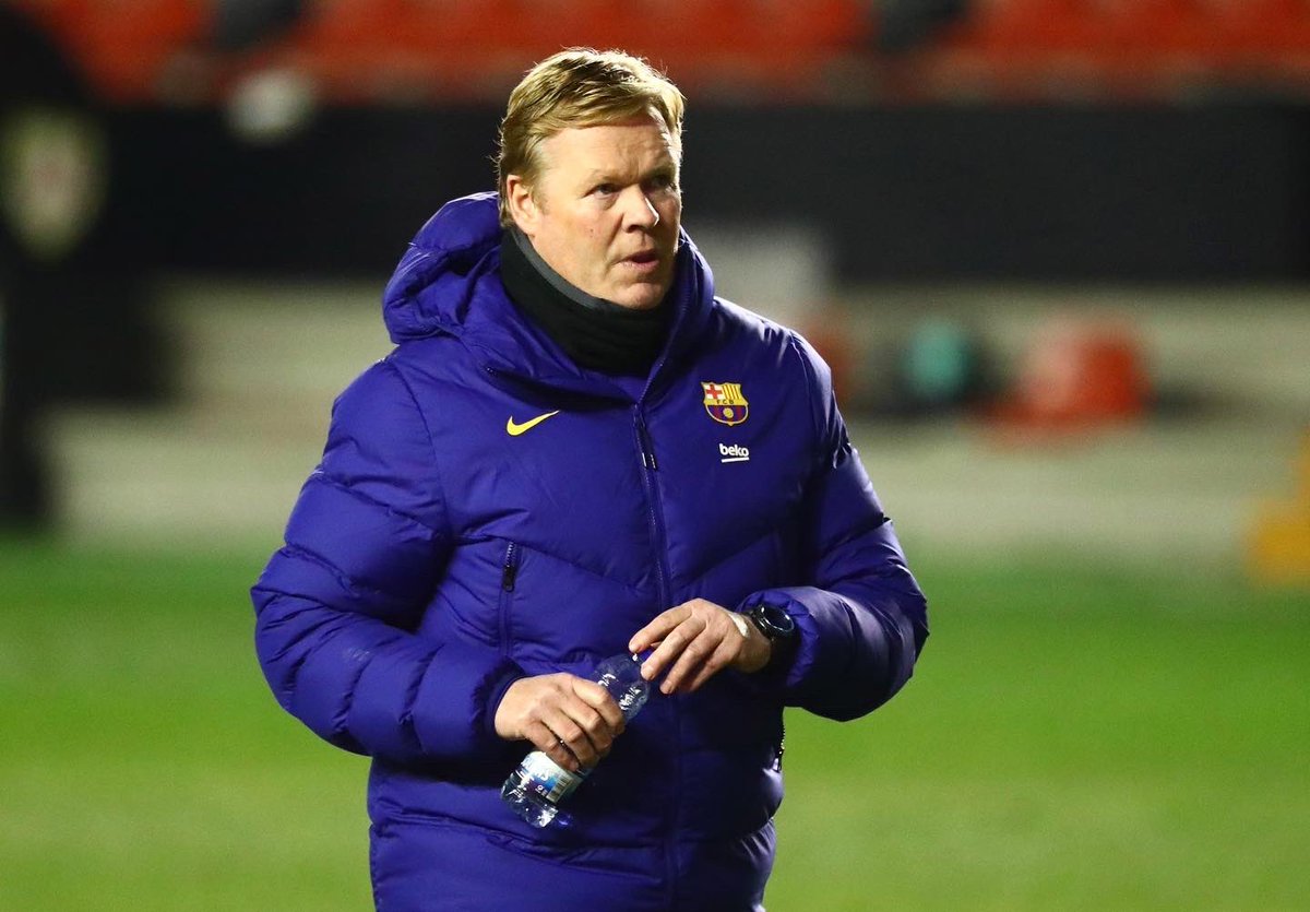 BARCELONA: KOEMAN ON THE BRINK