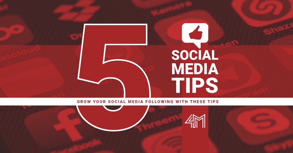 4mationdigital's tweet photo. 5 Tips for Effective #SocialMedia Posts:

1. Be Personal - use casual tone
2. Visual - include images, GIFs, video
3. Ask &amp; Answer - ask questions/solve problems
4. K.I.S.S. - keep it simple, short
5. Type Consistency - be consistent with type, larger headlines
 
#4MationDigital https://t.co/aa2rajgF7q
