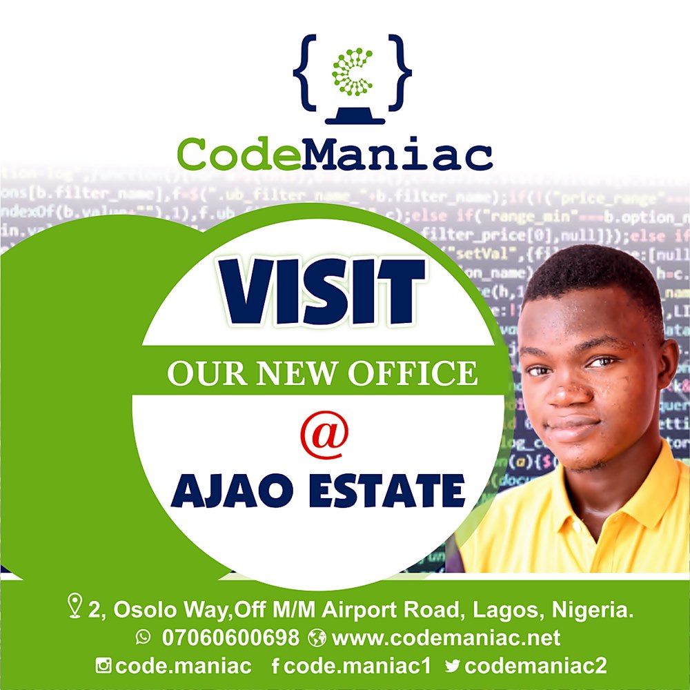 codemaniac2's tweet image. Hey guys ✌, we're now holding in-person classes at our new office so hurry now and register, we've got fresh new courses 🔥 that you'll love. 
PS: Don't forget to wear a mask!
#codemaniac #softwareinstitute #softwarecompany #codemaniac_software_solutions