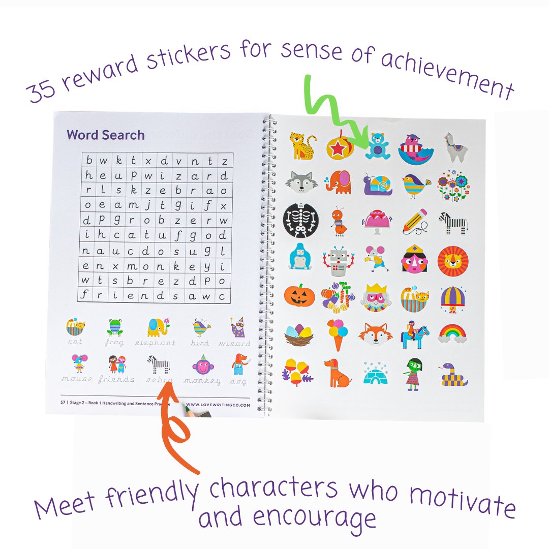 lovewritingco's tweet photo. From phonics exercises to sentence development and introducing vowels and digraphs, our Ages 6-9 range is perfect for children who have learned the basics but want to improve their writing OR for those who don't enjoy writing practice! ❤️✏️

#lovewritingco #writingmadefun https://t.co/GTIhCnHLUX