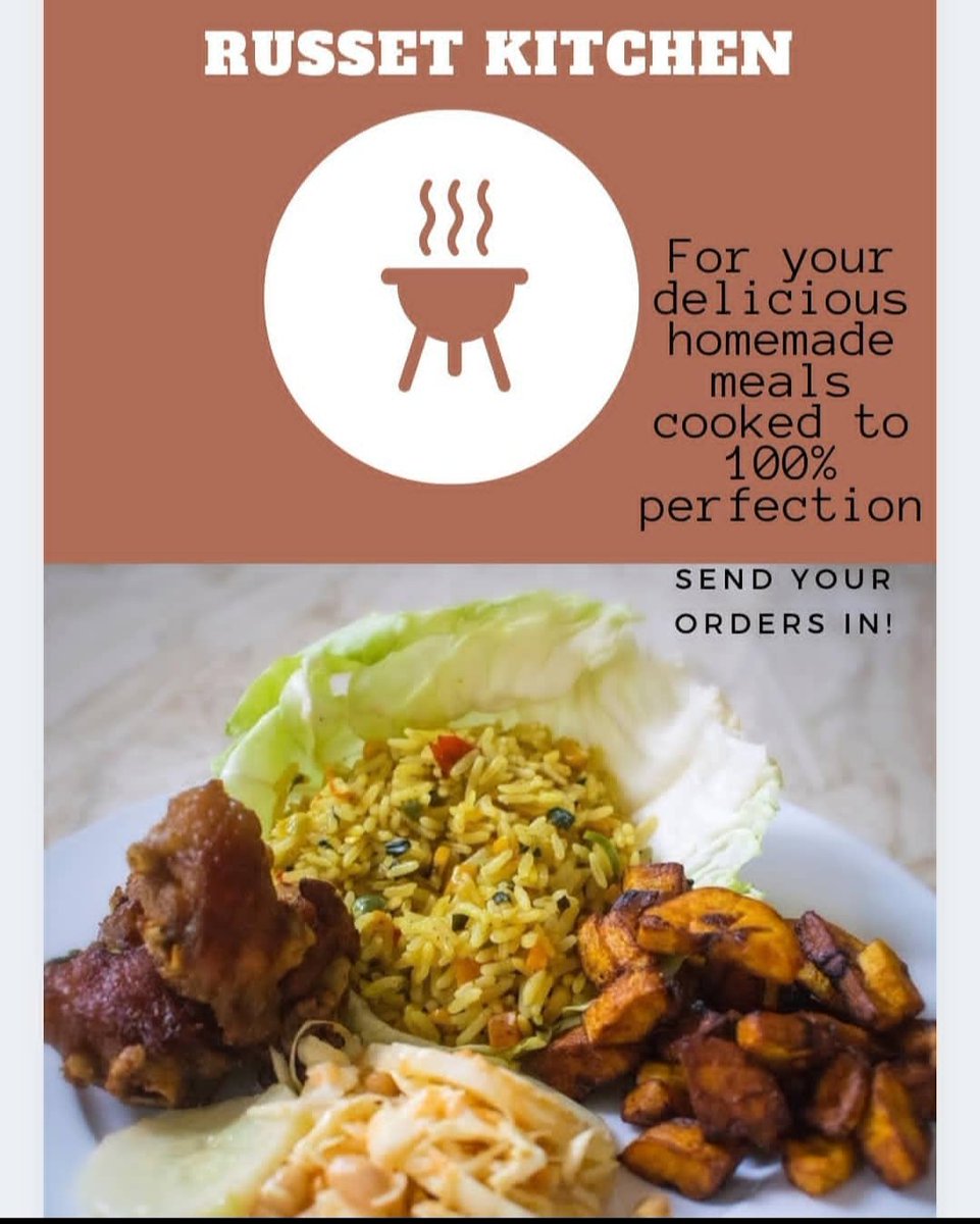 AyeniBolanle3's tweet photo. To live a full life, you have to fill your stomach first๐
Eat right with russet kitchen today!
Good food, Good mood๐๐๐ผ๐คธโโ๏ธ
You can place an order for yours via the link below ๐
https://t.co/VeqhPZppYB
Dont miss out!๐ฅ๐ฅ๐ฅ
#RussetsKitchen https://t.co/1hYvCM6a0o