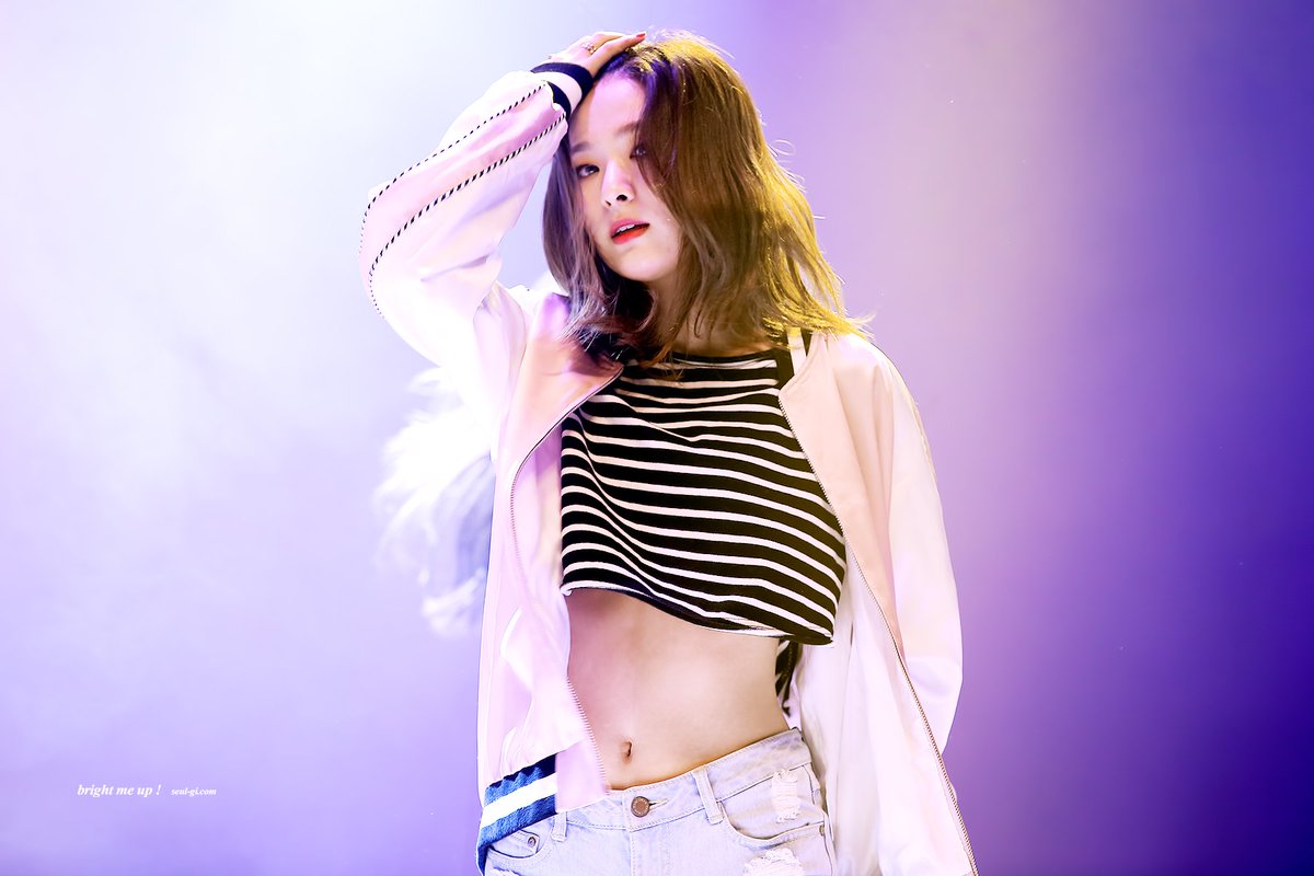 seulgi from red velvet in crop tops — a thread