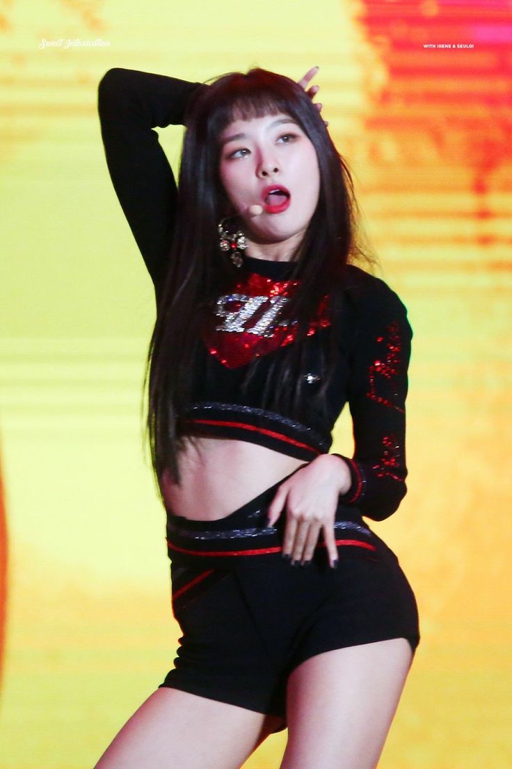 seulgi from red velvet in crop tops — a thread