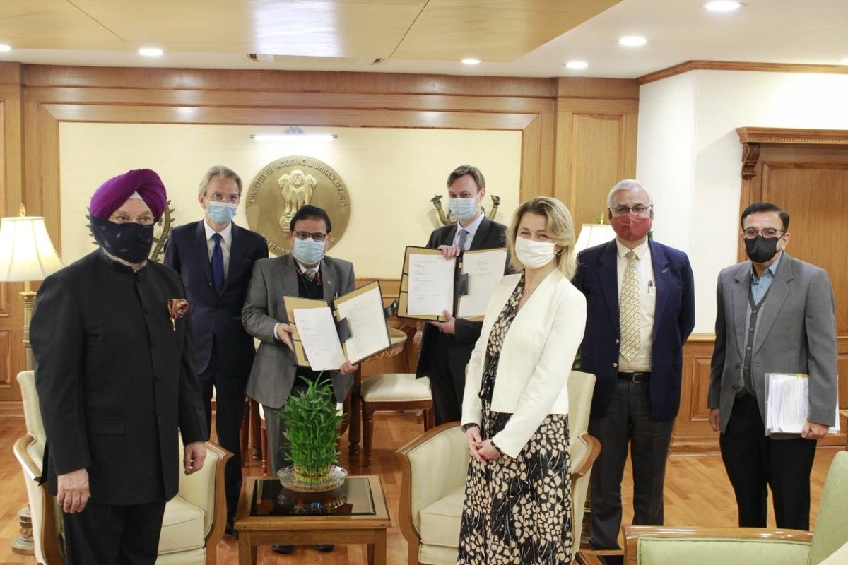 MoU signed for € 250 Million French funding to Surat Metro rail project