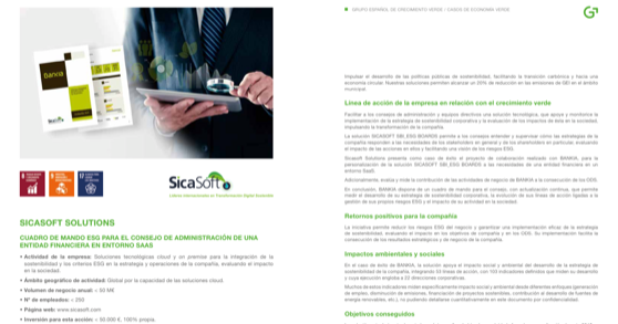 SicasoftHQ's tweet photo. “SICASOFT SBI_ESG BOARDS”, iniciativa con la q @SicasoftHQ está en “34 #CasosEconomíaVerde”, permite a los Consejos de Administración entender y supervisar cómo las estrategias de la compañía responden a las necesidades de los stakeholders y shareholders. 
https://t.co/HkUg0sbipR https://t.co/QAkvSKuhAt