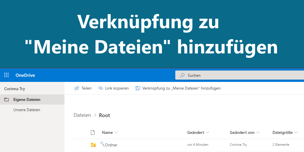 HansBrender's tweet photo. Derzeit bei #Microsoft im Rollout: Verknüpfung zu 'meine Dateien' hinzufügen. Erste Eindrücke mit Architektur: https://t.co/rau1Qsw5ec #OneDriveForBusiness #AddToOneDrive #Microsoft365 #Office365 https://t.co/7MgvtR9GW0