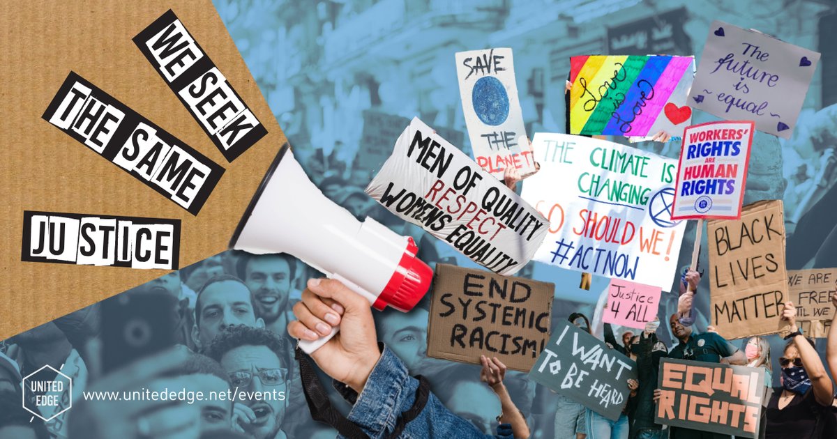 JustUnitedEdge's tweet photo. It seems the whole world is talking about #justice right now -- climate justice, racial justice, social justice, health justice. But what exactly is justice and how can we create it? Join us to learn the five essential pillars of the #JusticeBasedApproach. https://t.co/udeLKuqW34 https://t.co/iUg5t5Spu6
